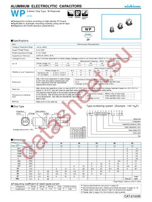 UWP1H010MCL1GB datasheet  