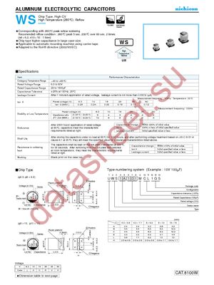 UWS1A221MCL1GS datasheet  