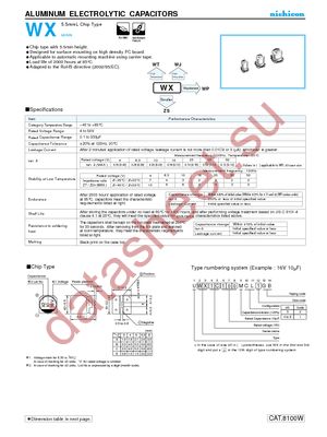 UWX1C101MCR1GB datasheet  