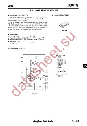 NJM2128M datasheet  