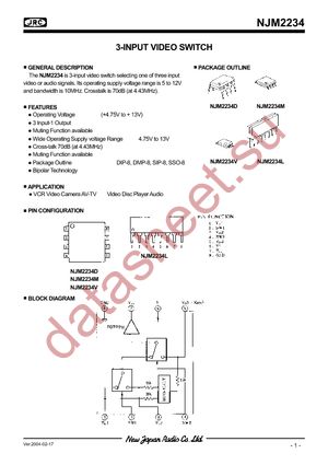 NJM2234L datasheet  