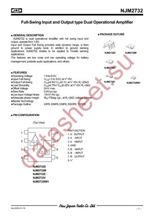 NJM2732M-TE1 datasheet  