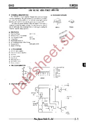 NJM386D datasheet  