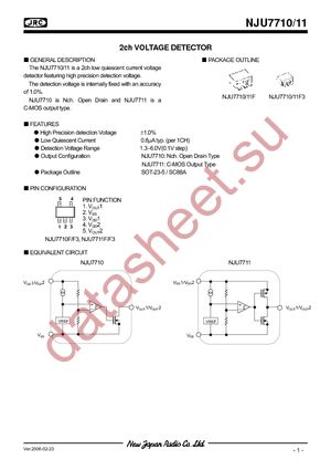 NJU7711F4227-TE1 datasheet  