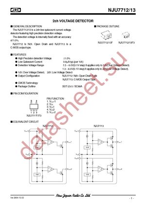 NJU7712F4227-TE1 datasheet  