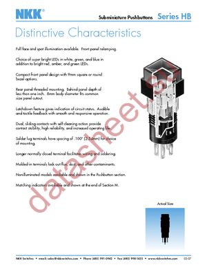 HB15SKW01-C datasheet  