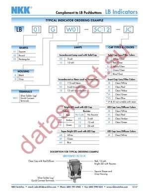 LB01KW01-05-FJ-RO datasheet  