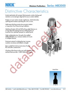 MB2011SB1W01-6B-A-RO datasheet  