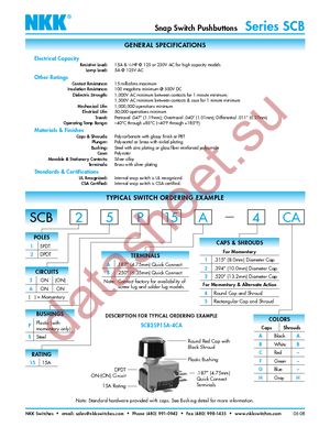 SCB15P15A-2A-RO datasheet  