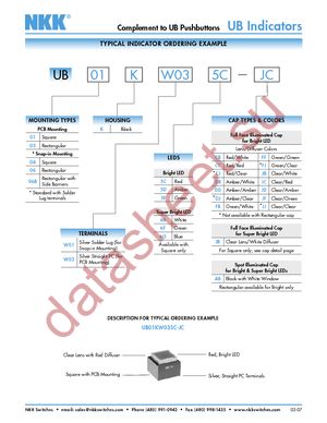 UB06KW015F-JB datasheet  