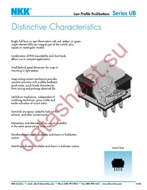 UB15KKW015F-AB datasheet  