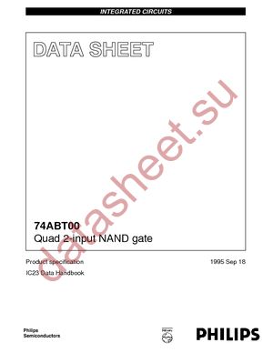 74ABT00DB-T datasheet  