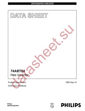 74ABT04D-T datasheet  