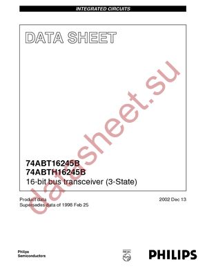 74ABT16245BDL-T datasheet  