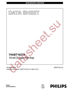 74ABT16273DL-T datasheet  