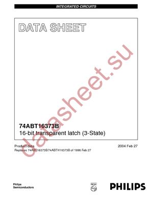 74ABT16373BDL-T datasheet  