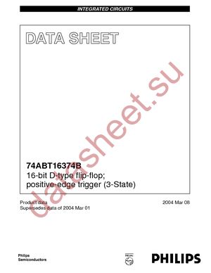 74ABT16374BB-T datasheet  