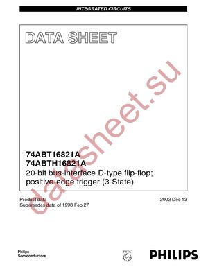 74ABT16821ADL-T datasheet  