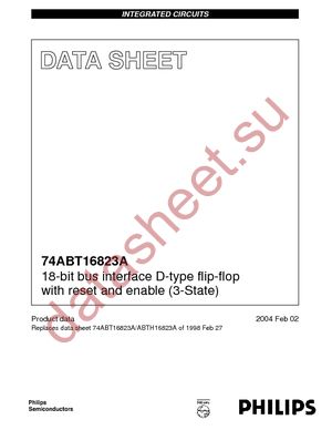 74ABT16823ADG-T datasheet  