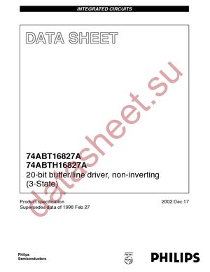 74ABT16827ADL-T datasheet  