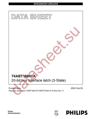 74ABT16841ADL-T datasheet  