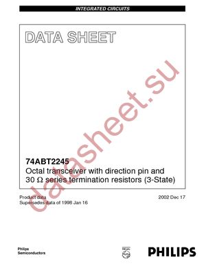 74ABT2245DB-T datasheet  