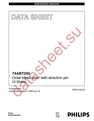 74ABT245DB-T datasheet  