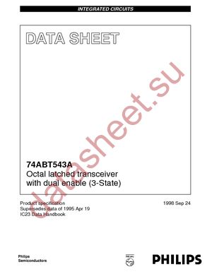 74ABT543ADB-T datasheet  