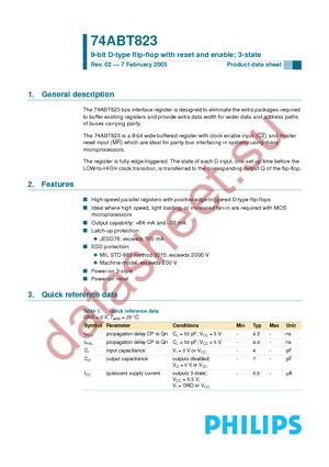 74ABT823PW datasheet  