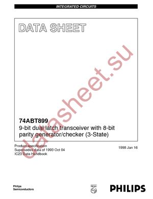 74ABT899A-T datasheet  
