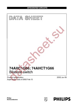 74AHC1G66GV datasheet  