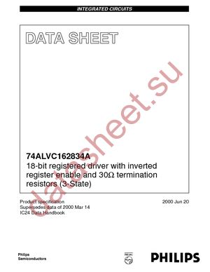 74ALVC162834ADG-T datasheet  