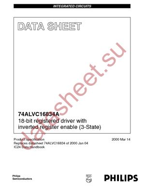 74ALVC16834ADG-T datasheet  