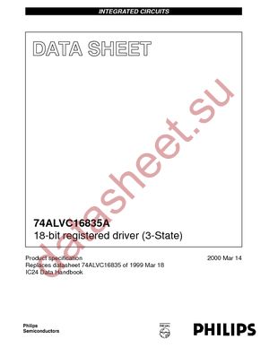 74ALVC16835ADG-T datasheet  
