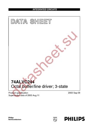 74ALVC244D-T datasheet  