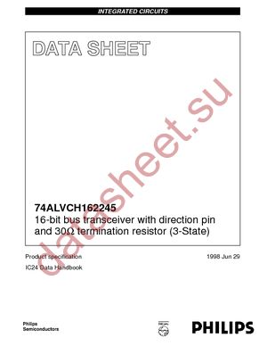 74ALVCH162245DL-T datasheet  