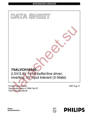74ALVCH16540DL-T datasheet  