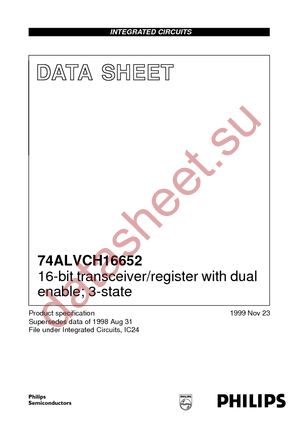 74ALVCH16652DG-T datasheet  