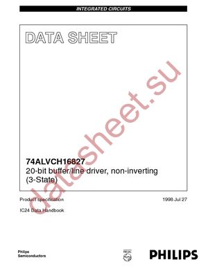 74ALVCH16827DG-T datasheet  