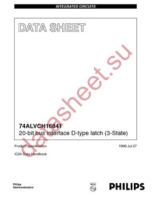 74ALVCH16841DG-T datasheet  