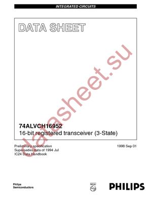 74ALVCH16952DG-T datasheet  