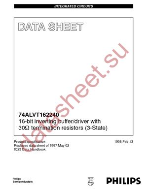 74ALVT162240DG-T datasheet  