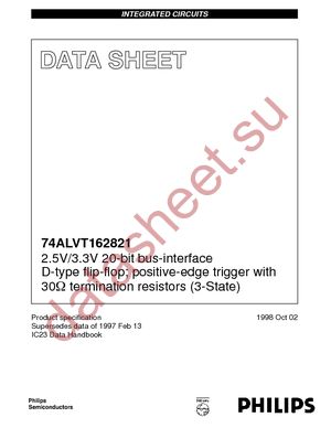 74ALVT162821DG-T datasheet  