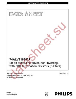 74ALVT162827DG-T datasheet  