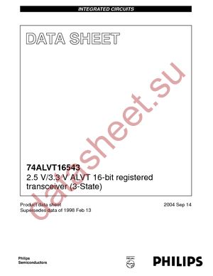 74ALVT16543DG-T datasheet  