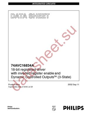 74AVC16834ADG-T datasheet  