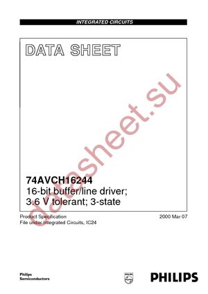 74AVCH16244DG-T datasheet  