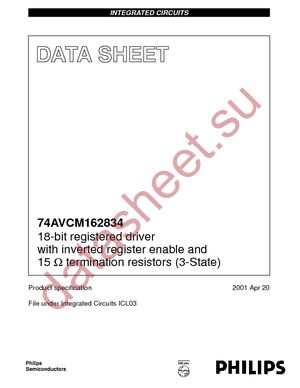 74AVCM162834DG-T datasheet  