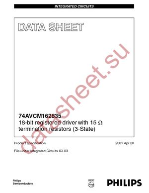 74AVCM162835DG-T datasheet  