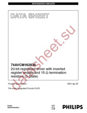 74AVCM162836DG-T datasheet  